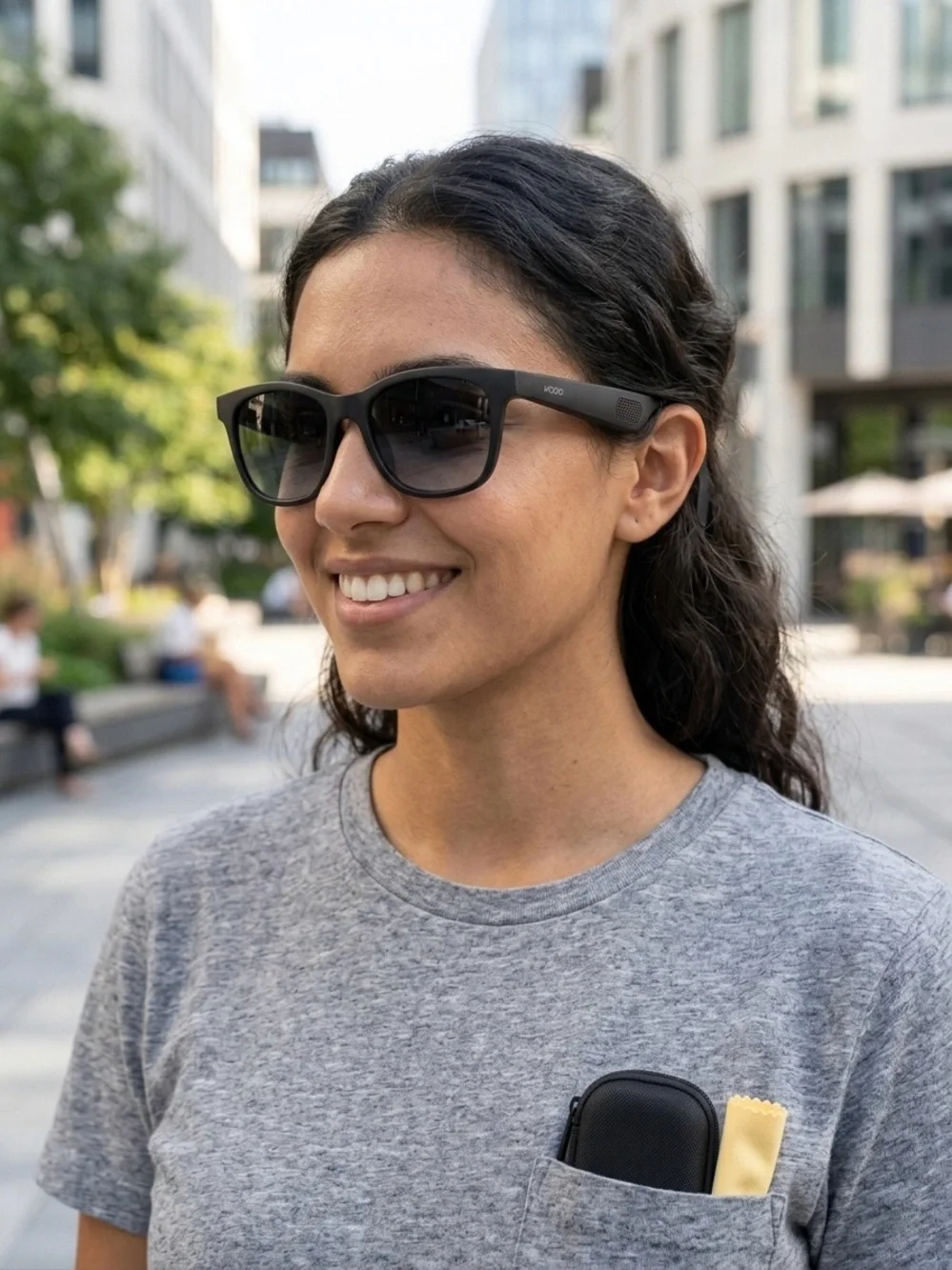 Wireless Smart Audio Sunglasses - Black